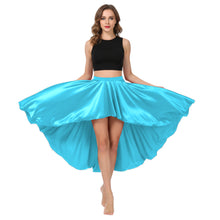 Satin Asymmetrical High-Low Skirt | Flowy Maxi S-5XL | 41 Colors S47