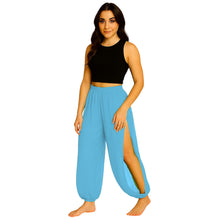 Sheer Chiffon Harem Yoga Pant | Flowing Belly Dance & Layering Trouser Side Cut harem Pant C19