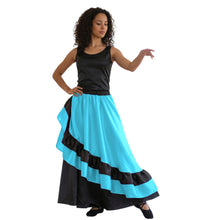 Satin Half Circle Belly Dance Skirt | Elegant Flow S-3XL | 41 Colors S57