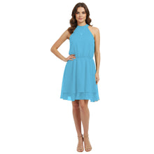 Chiffon Short Party Dress | Fancy Mini Dress S-5XL | 30 Colors C60