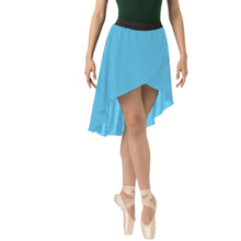 Chiffon High-Low Ballet Skirt | Asymmetrical Dance Wrap Skirt for Women | 30 Colors, S-5XL C41