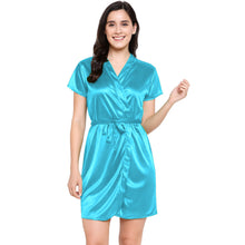 Satin Night Wear Bathrobe | Luxurious Kimono Robe S-3XL | 41 Colors S108