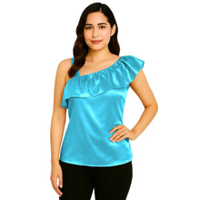 Satin Sleeveless Fancy Top | Party & Evening Wear S-3XL | 41 Colors S87