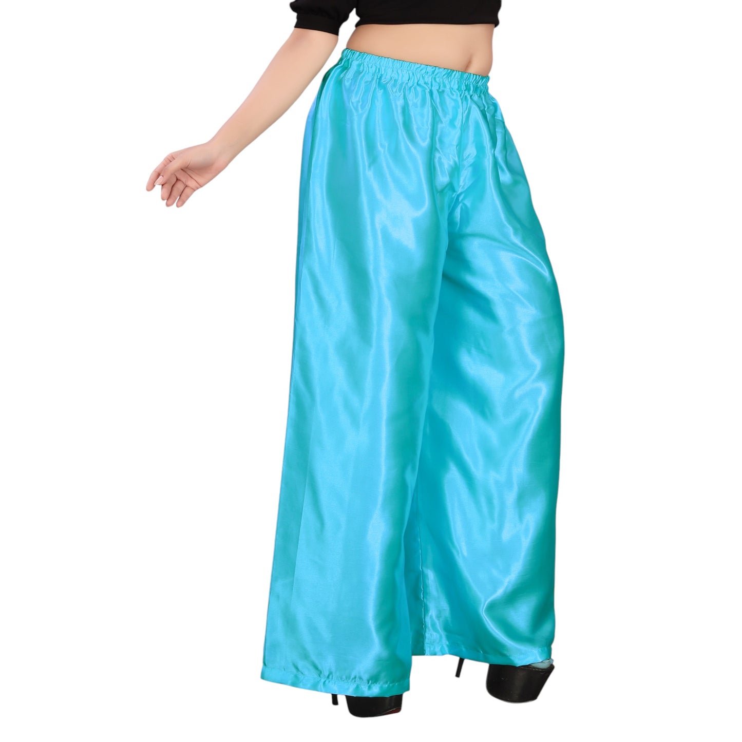 Belly Dance Satin Palazzo pants Girls S25-Regular Size 3