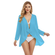 Chiffon Swimwear Cover Up Jacket | Sheer Beach Shrug S-5XL C77