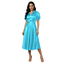 Satin Long Party Dress | Flowy Formal Gown S-3XL | 41 Colors S117