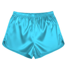 Satin Night Wear Mini Shorts | Sleep & Lounge Pant S-3XL | 41 Colors S78 Meek Mercery BY KF