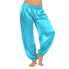 Satin Belly Dance Harem Pants | Flowy Trousers S-3XL | 41 Colors S66