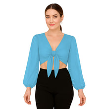 Chiffon Belly Dance Ruffle Top | Flowy Sleeve Choli S-5XL | 30 Colors C73