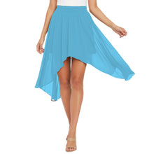 Flowy Chiffon Asymmetrical High-Low Maxi Skirt C38