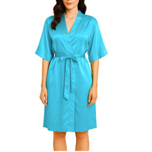 Satin Night Wear Bathrobe | Luxurious Kimono Robe S-3XL | 41 Colors S79