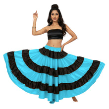Satin Full Circle Dance Skirt Frill | 360° Flow S-3XL S46