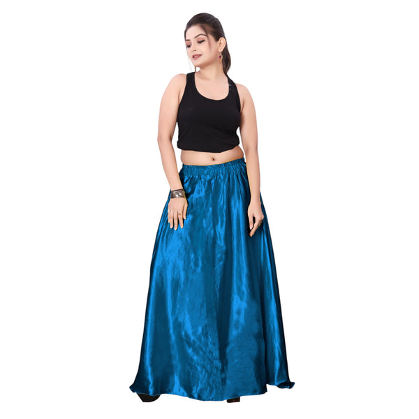 Satin Belly Dance Full Circle Skirt S8-Regular Size 3