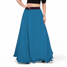 Chiffon Full Circle Belly Dance Skirt | Elegant 360° Flow & Sheer Movement C12