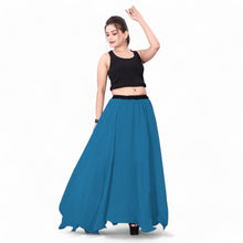 Chiffon Half Circle Belly Dance Skirt | Sleek A-Line Flow Practice Wear C13