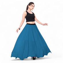 Chiffon Half Circle Belly Dance Skirt | Sleek A-Line Flow Practice Wear C13
