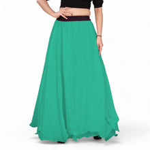 Chiffon Full Circle Belly Dance Skirt | Elegant 360° Flow & Sheer Movement C12