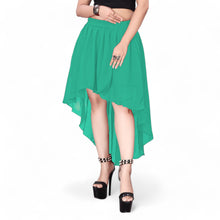 Chiffon Asymmetrical High-Low Skirt | Modern Dance, Lyrical, Belly Dance Fusion C9