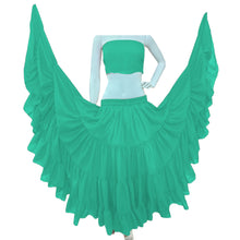 25 Yard 4-Tier Chiffon Belly Dance Skirt | Extreme Volume Sheer Dancewear C7