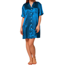 Satin Long Night wear Loser Shirt S111  - Regular Size 3