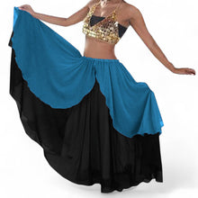 Chiffon 2 layer Belly Dance Skirt C1- Regular Size 2