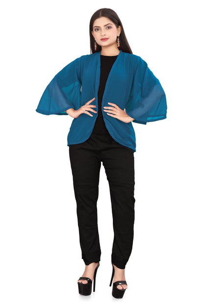 Women Chiffon Shrug / Jacket C51- Regular Size 2