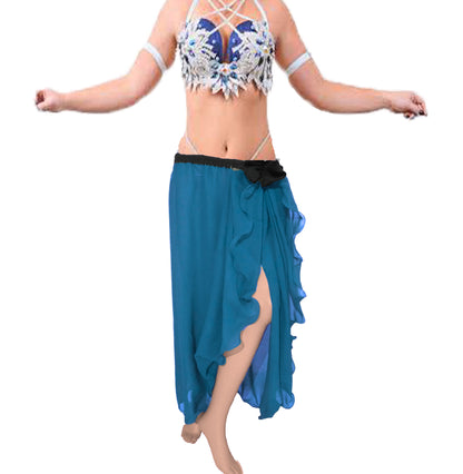 Chiffon New Design Belly dance Skirt C16- Regular Size 2