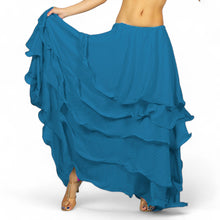 Voluminous! Chiffon 5-Layer Belly Dance Skirt | Full Coverage & Maximum Flow C25
