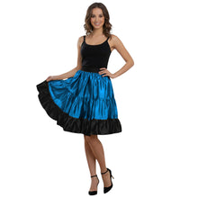 Satin 3-Layer Short Skirt | Tiered Ruffle Party Mini S-3XL S68
