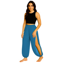 Sheer Chiffon Harem Yoga Pant | Flowing Belly Dance & Layering Trouser Side Cut harem Pant C19