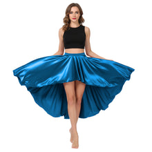 Satin Asymmetrical High-Low Skirt | Flowy Maxi S-5XL | 41 Colors S47