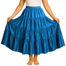 12 Yard 4 Tier Belly Dance Skirt | Full Volume Flow S-3XL S32
