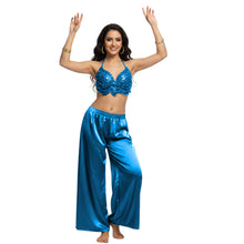 Satin Palazzo Pants | Belly Dance Wide Leg Flow S-3XL | 41 Colors S19