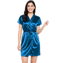 Satin Night Wear Bathrobe | Luxurious Kimono Robe S-3XL | 41 Colors S108