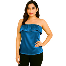 Satin Sleeveless Fancy Top | Party & Evening Wear S-3XL | 41 Colors S88