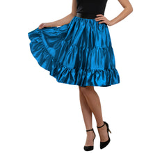 Bliss Satin 3-Layer Short Skirt, dreamy tiered ruffle mini.