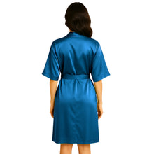 Satin Night Wear Bathrobe | Luxurious Kimono Robe S-3XL | 41 Colors S79