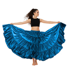 Ultimate Satin 25 Yard 4 Tier Skirt | Belly Dance Skirt S-5XL S20