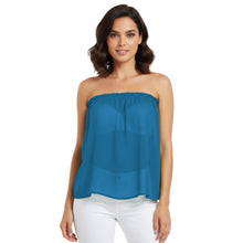 Chiffon Sheer Tube Top | Layering Bandeau S-5XL | 30 Colors C65