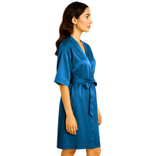 Satin Night Wear Bathrobe | Luxurious Kimono Robe S-3XL | 41 Colors S79