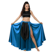 Satin A-Line Skirt w/ Side Slit | Flowy Dance Wear S-3XL | 41 Colors S39