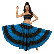 Satin Full Circle Dance Skirt Frill | 360° Flow S-3XL S46
