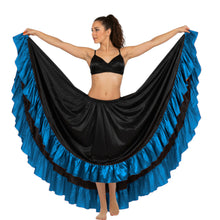 Satin 12 Yard Skirt w/ Frill | Full Volume Dance S-3XL | 41 Colors S22