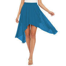 Flowy Chiffon Asymmetrical High-Low Maxi Skirt C38