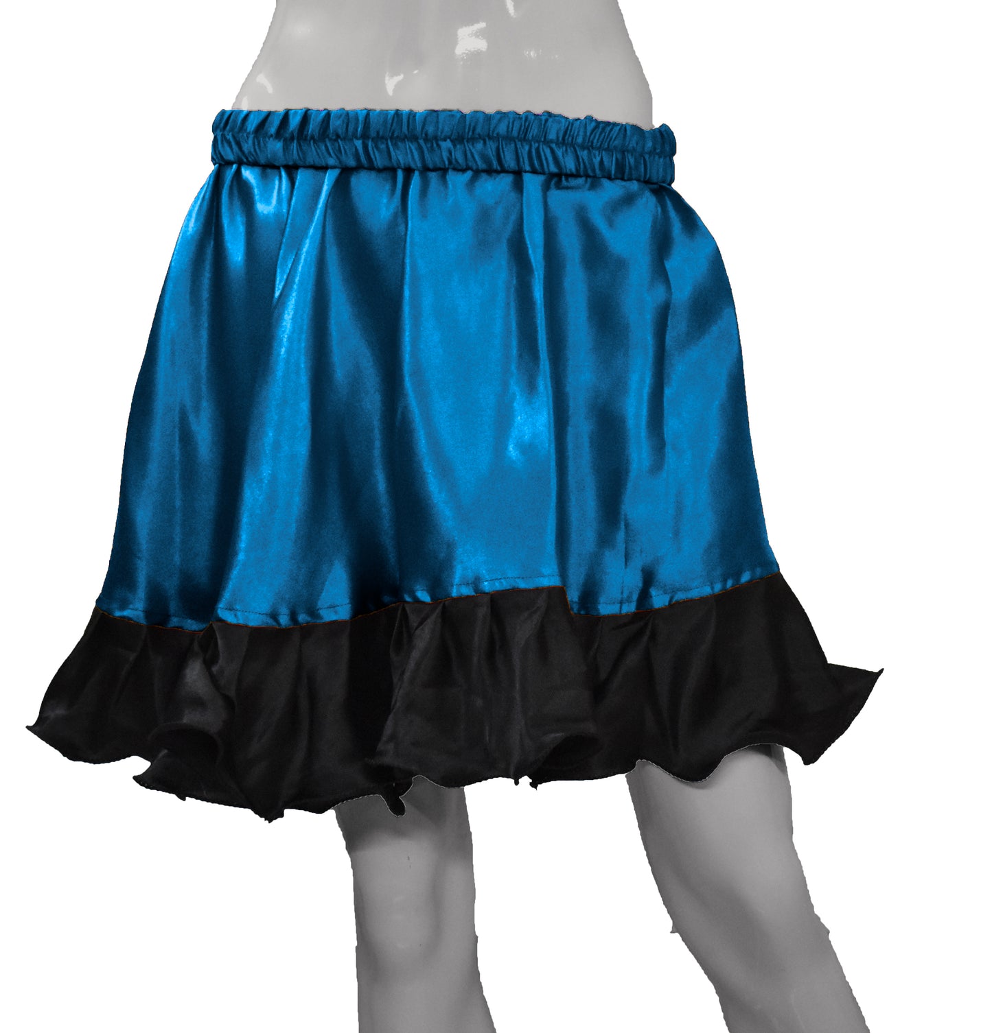 Satin Short skirt with Frill S63 - Regular Size 3