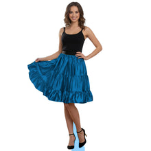 Satin 3-Layer Short Skirt | Tiered Ruffle Party Mini S-3XL S62