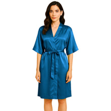 Satin Night Wear Bathrobe | Luxurious Kimono Robe S-3XL | 41 Colors S79