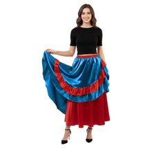 Satin Half Circle Belly Dance Skirt | Elegant Flow S-3XL | 41 Colors S71