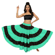 Satin Full Circle Dance Skirt Frill | 360° Flow S-3XL S46