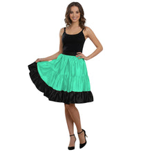 Satin 3-Layer Short Skirt | Tiered Ruffle Party Mini S-3XL S68
